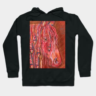 Red horse Hoodie